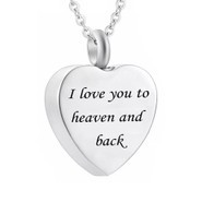 I love you to heaven and back urn
