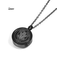 Black Army Urn Necklace