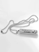 You Left Paw Prints On My Heart Cylinder Urn Necklace