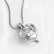 A Piece of My Heart Blue Urn Necklace
