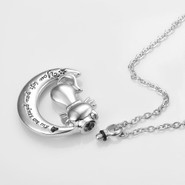 You Left Paw Prints On my Heart Urn Necklace